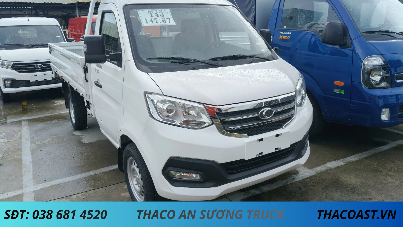 XE TẢI THACO TF230 THÙNG LỬNG DÀI 2M8 TẢI 990KG