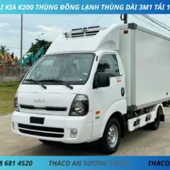 1000004030 XE TẢI KIA K200 THÙNG ĐÔNG LẠNH DÀI 3M1 TẢI TRỌNG 1490KG