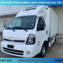 1000004035 XE TẢI KIA K200 THÙNG ĐÔNG LẠNH DÀI 3M1 TẢI TRỌNG 1490KG