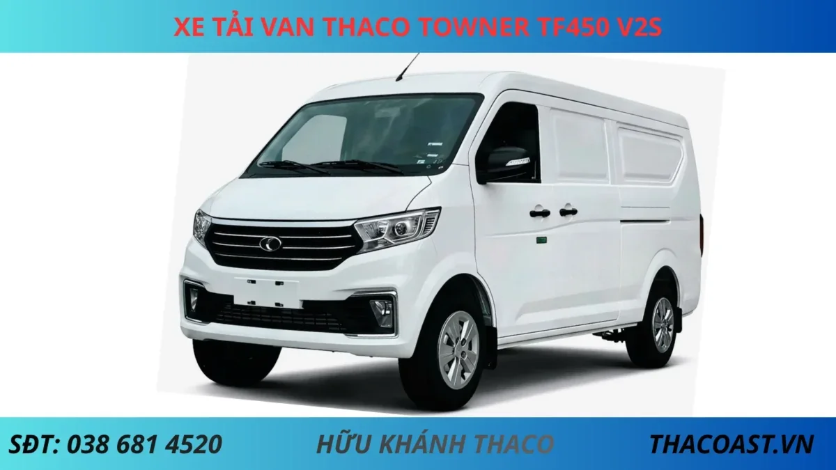 XE VAN THÙNG DÀI 2M6 TF450 TẢI TRỌNG 945KG