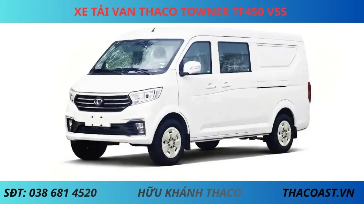 TẢI VAN TF450 5 CHỖ THÙNG DÀI 1M6 TẢI TRỌNG 750KG