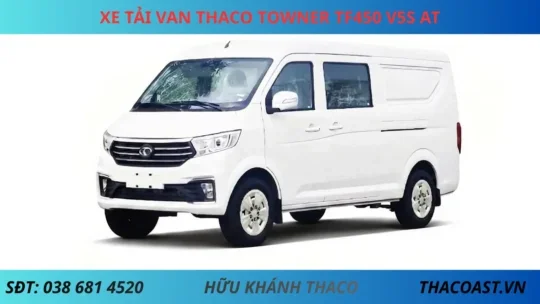 4505at TẢI VAN TF450 5 CHỖ SỐ TỰ ĐỘNG THÙNG DÀI 1M6 TẢI TRỌNG 945KG