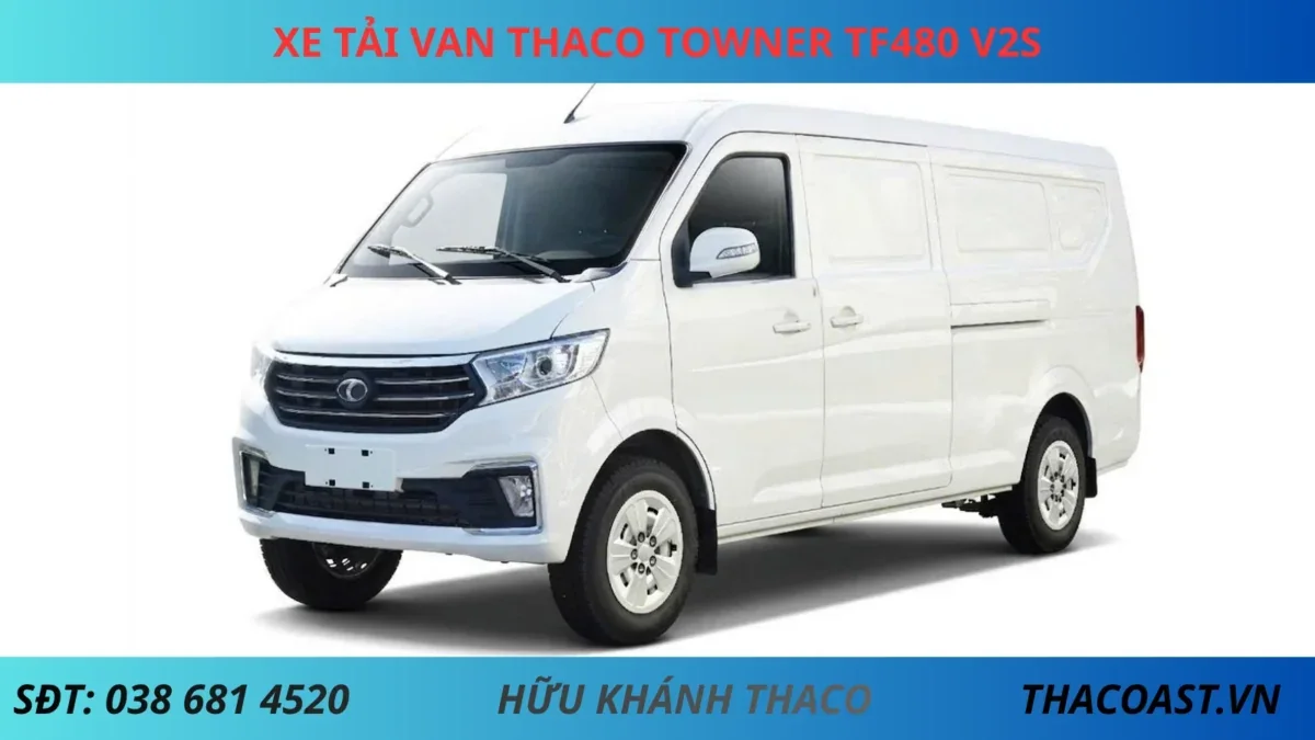 XE VAN TF480 SỐ SÀN THÙNG DÀI 2M9 TẢI TRỌNG 945KG