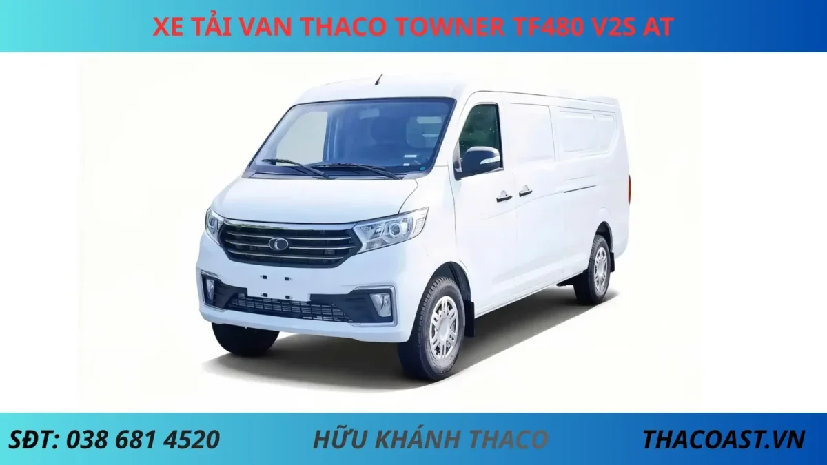XE VAN SỐ TỰ ĐỘNG TF480 THÙNG DÀI 2M9 TẢI TRỌNG 945KG