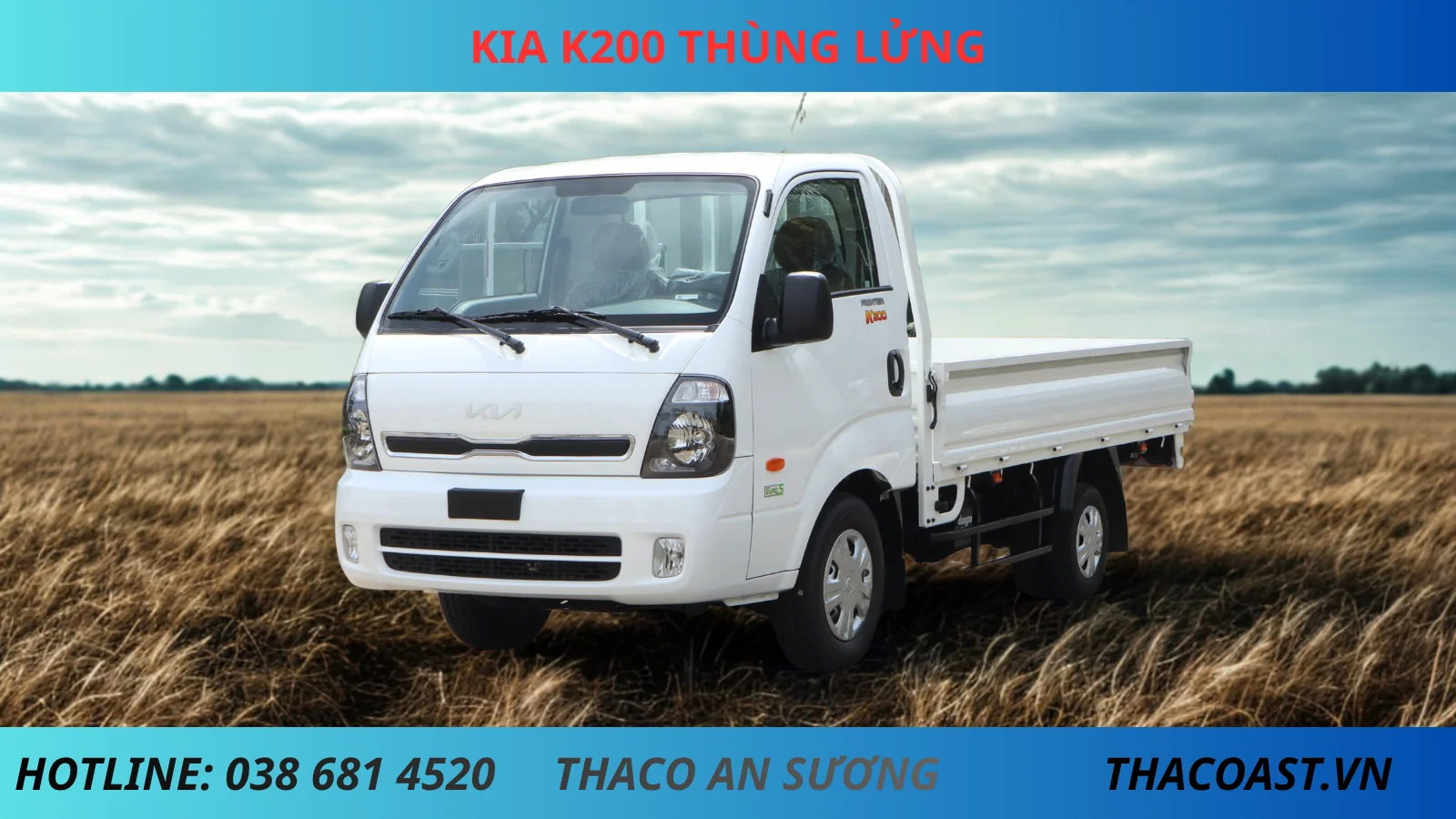 XE TẢI THÙNG LỬNG 2 TẤN KIA K200 THÙNG DÀI 3M2