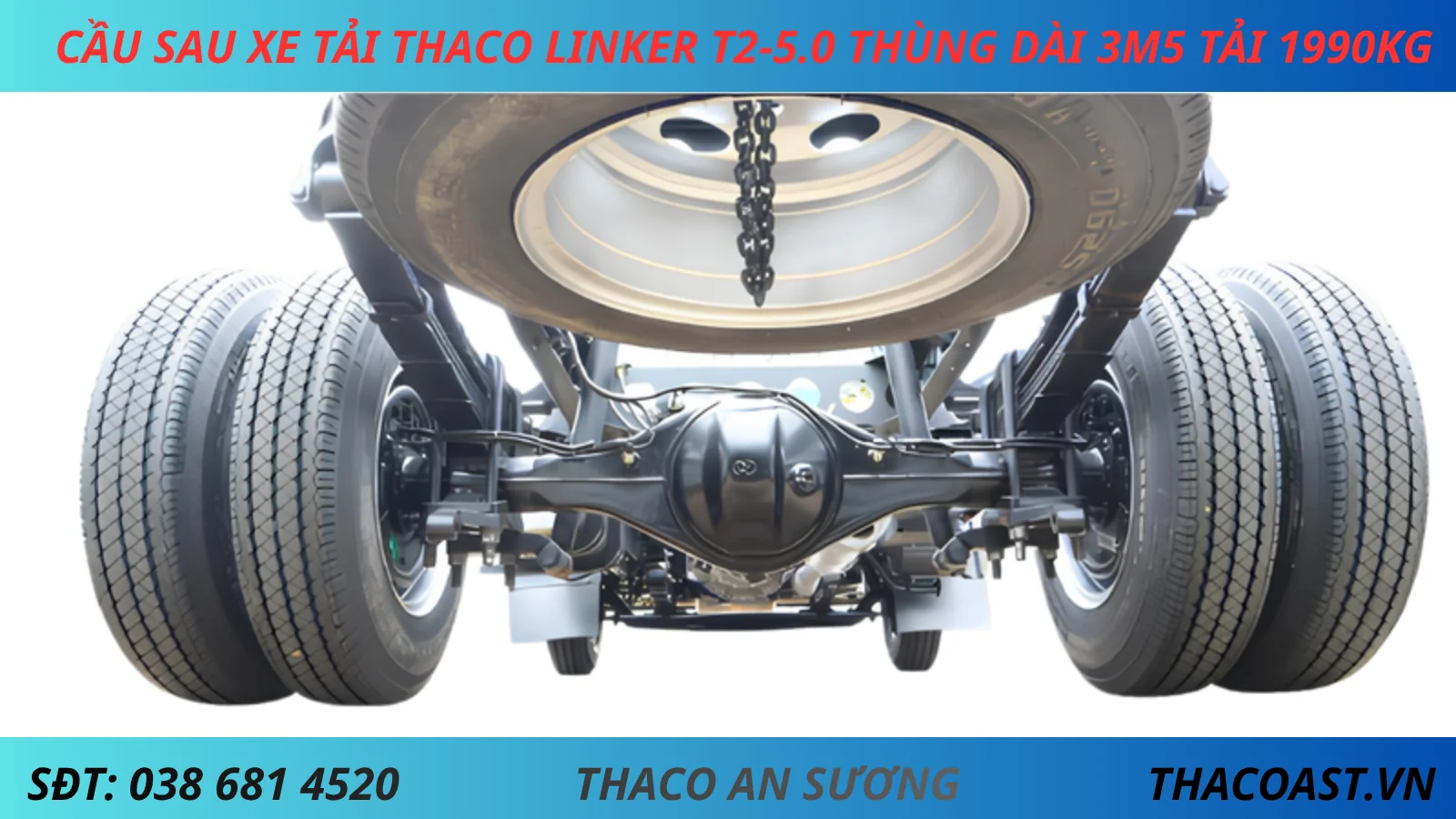 cầu sau XE TẢI 2 TẤN THACO LINKER T2-5.0