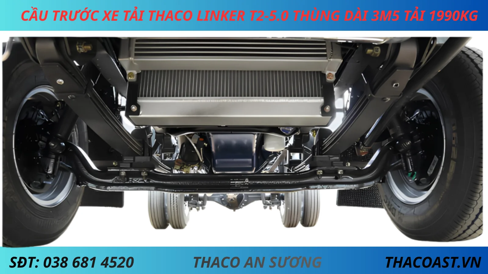 cầu trước XE TẢI 2 TẤN THACO LINKER T2-5.0