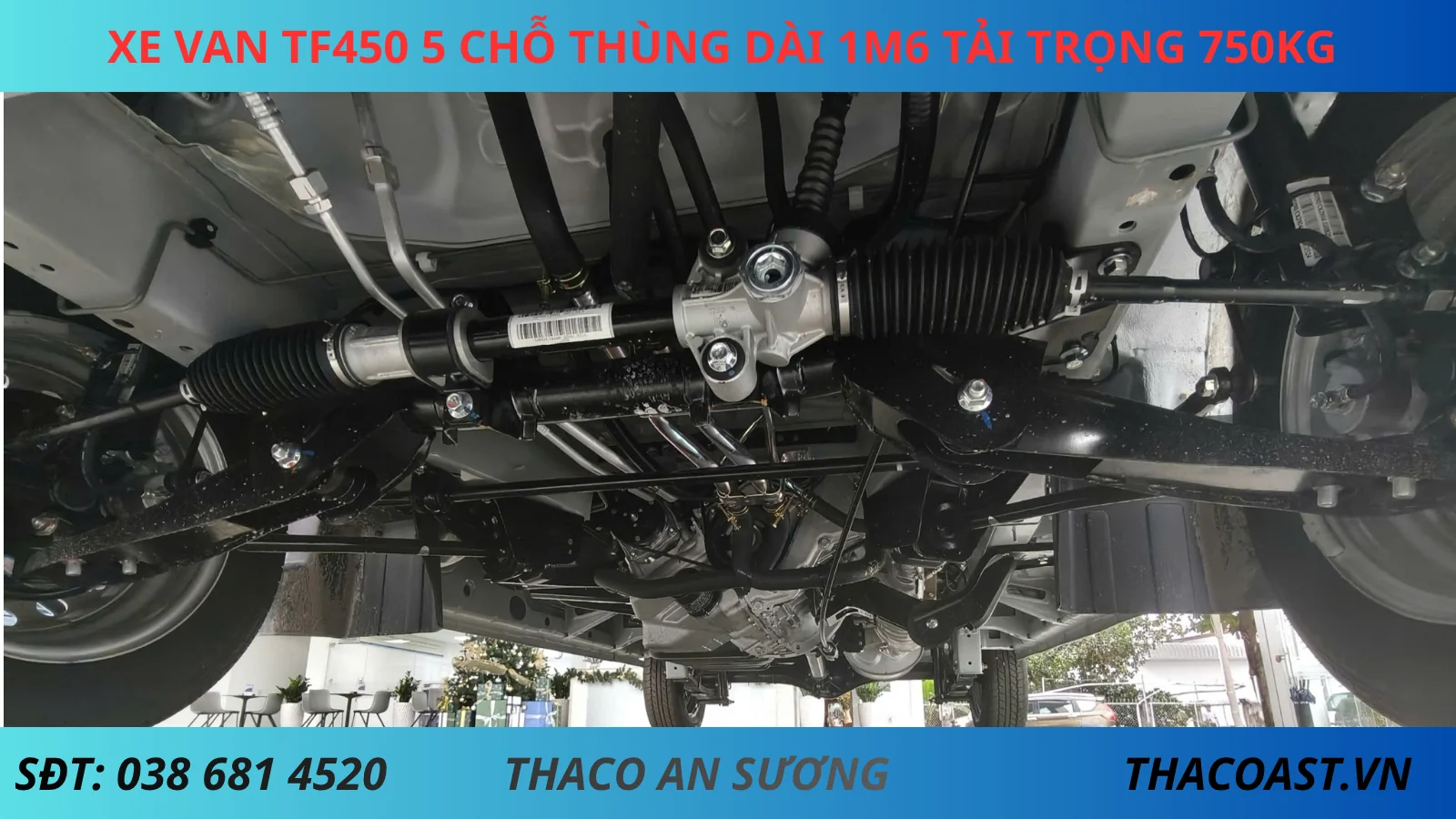 Cầu sau Xe Van số tự động 5 chỗ TF450/ T0-2.6