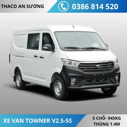 XE VAN TF420E 5 CHỖ SỐ SÀN THÙNG DÀI 1M4 TẢI TRỌNG 945KG