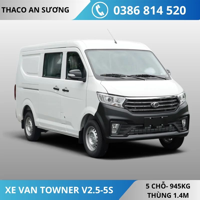 XE VAN TF420E 5 CHỖ SỐ SÀN THÙNG DÀI 1M4 TẢI TRỌNG 945KG