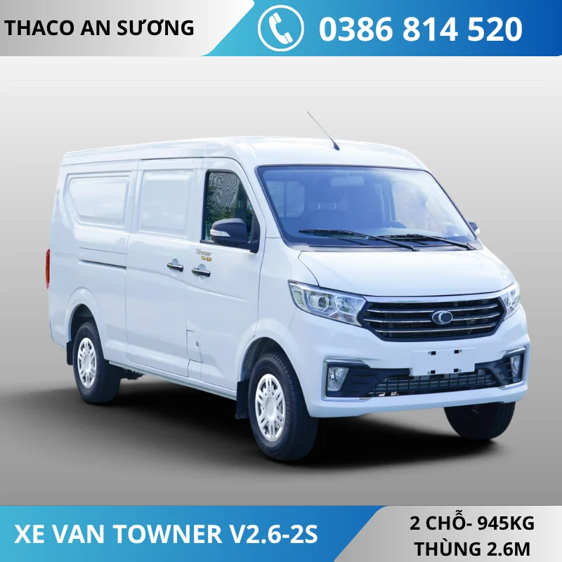 XE VAN TF450 SỐ SÀN THÙNG DÀI 2M6 TẢI TRỌNG 945KG