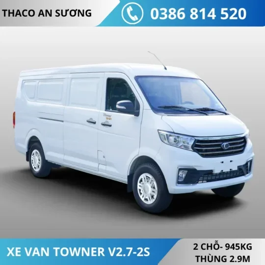 XE VAN TF480 SỐ SÀN THÙNG DÀI 2M9 TẢI TRỌNG 945KG
