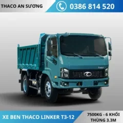 HÌNH NỀN WEB THACO LINKER T3-12 XE BEN THACO LINKER T3-12 TẢI TRỌNG 7500KG TẤN THỂ TÍCH THÙNG 6 KHỐI