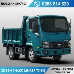 HÌNH NỀN WEB THACO LINKER T3-6.5 XE BEN THACO LINKER T3-6.5 TẢI TRỌNG 3490KG THỂ TÍCH THÙNG 2.9 KHỐI