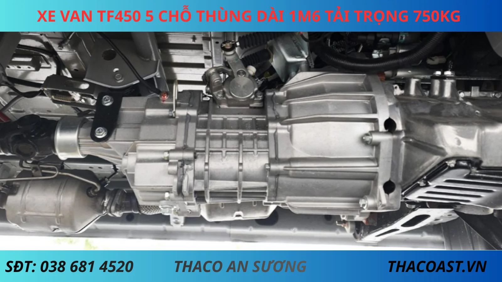 Hộp số Xe Van số sàn 5 chỗ TF450/ T0-2.6