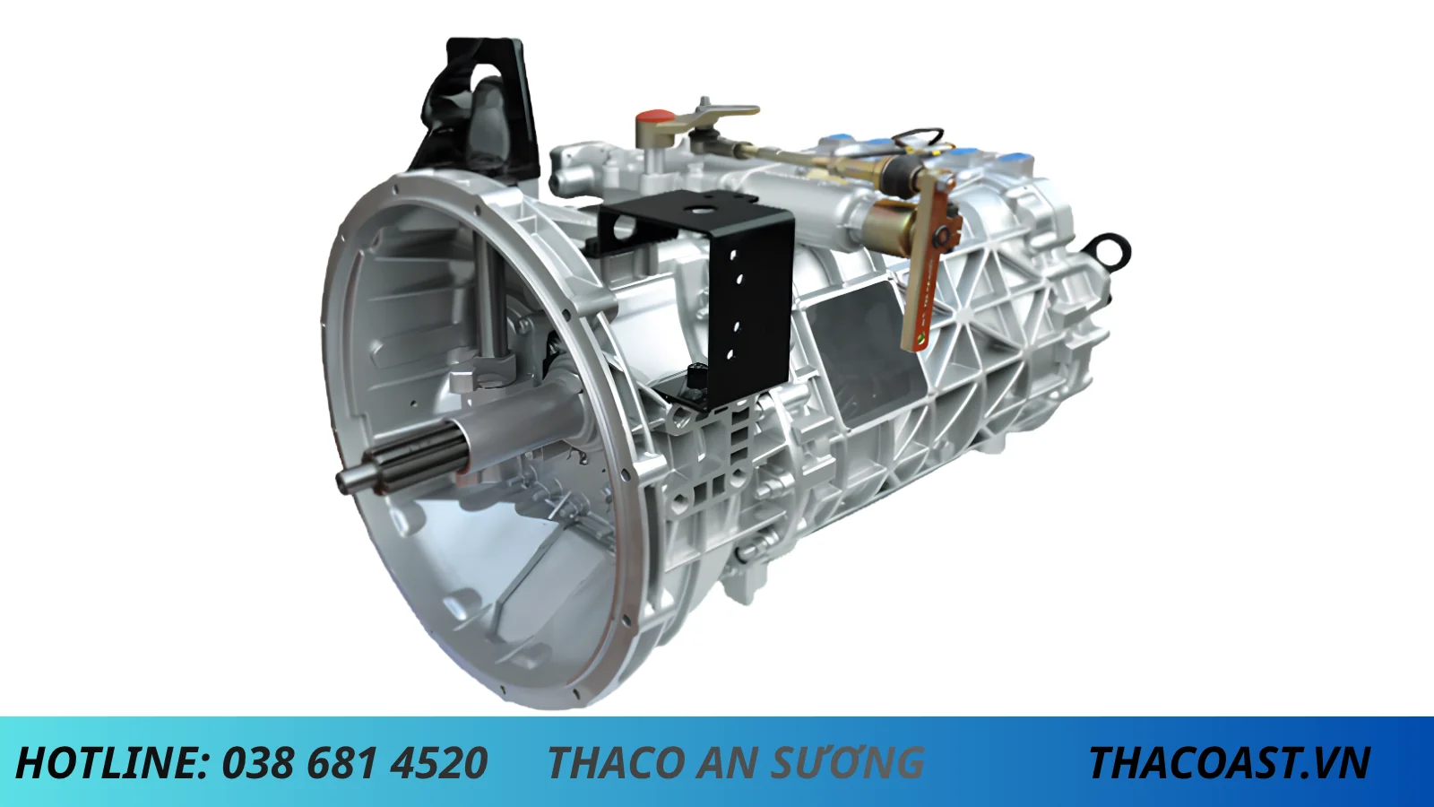 Hộp số xe đầu kéo sinotruk t7h cầu 2 cấp