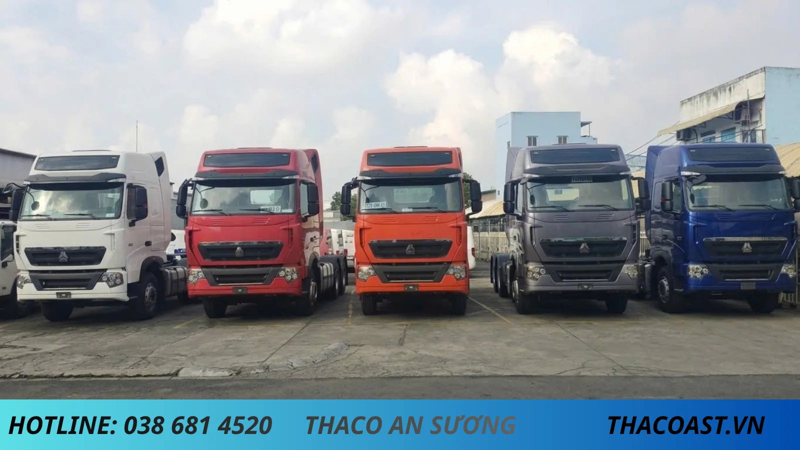 MÀU XE đầu kéo Sinotruk-2 T7H được trang bị cầu 2 cấp