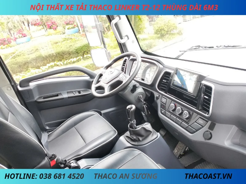 NỘI THẤT XE TẢI 8 TẤN THACO LINKER T2-12