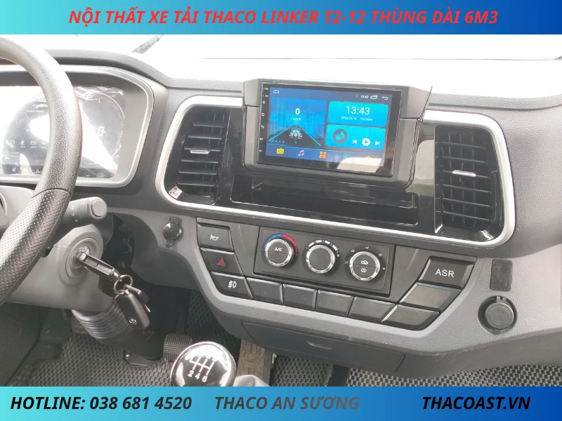 NỘI THẤT XE TẢI 8 TẤN THACO LINKER T2-12