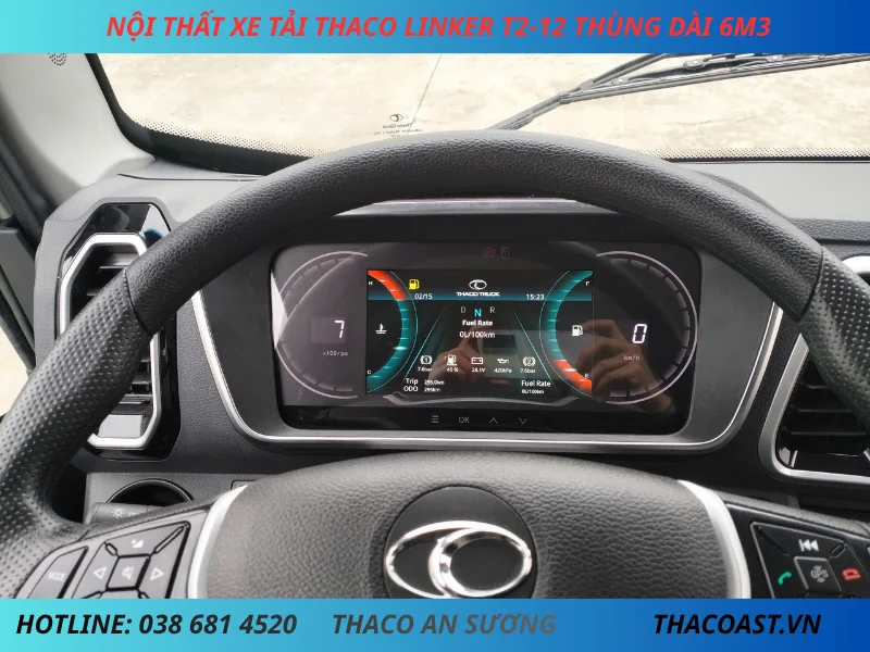 NỘI THẤT XE TẢI 8 TẤN THACO LINKER T2-12