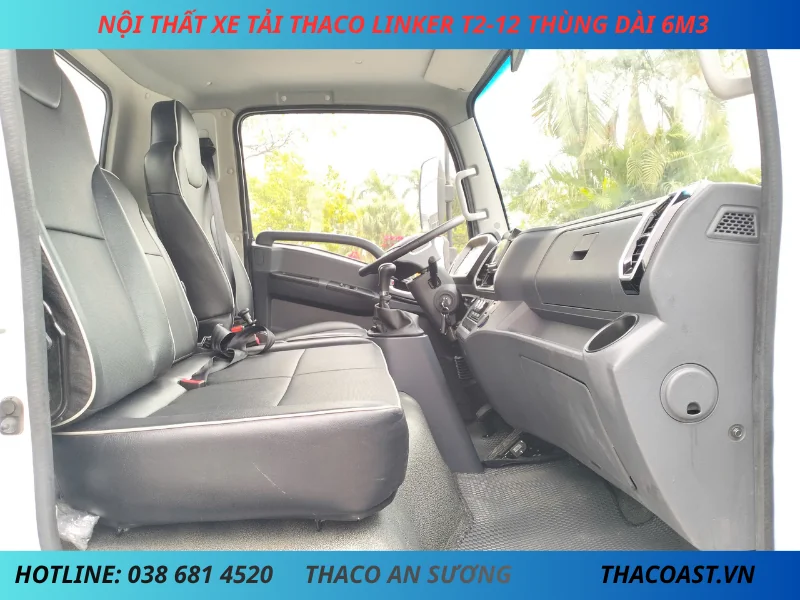 NỘI THẤT XE TẢI 8 TẤN THACO LINKER T2-12