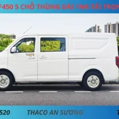 TF 450 5 CHỖ AT (5) XE VAN TF450 5 CHỖ SỐ TỰ ĐỘNG THÙNG DÀI 1M6 TẢI TRỌNG 945KG