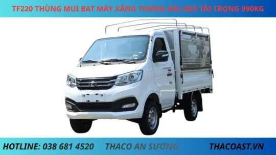 TF220-THUNG-MUI-BAT XE TẢI THÙNG MUI BẠT MỞ VỈ TẢI 950KG TF220