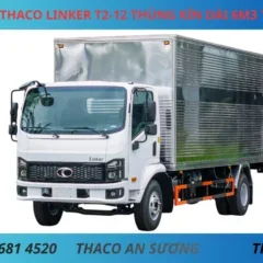 THACO LINKER T2-12 THÙNG KÍN XE TẢI THACO LINKER T2-12 THÙNG KÍN DÀI 6M3 TẢI 3T49