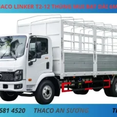 THACO LINKER T2-12 THÙNG MUI BẠT XE TẢI THACO LINKER T2-12 THÙNG MUI BẠT DÀI 6M3 TẢI 7T75