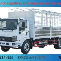 THACO LINKER T2-13 THÙNG MUI BẠT XE TẢI THACO LINKER T2-13 THÙNG MUI BẠT DÀI 6M9 TẢI 7T5