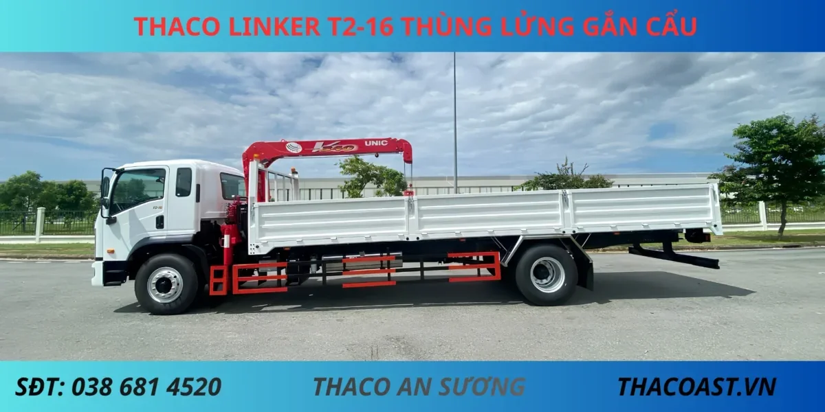 THACO LINKER T2-16 THÙNG LỬNG GẮN CẨU (2) THACO LINKER T2-16 THÙNG LỬNG GẮN CẨU