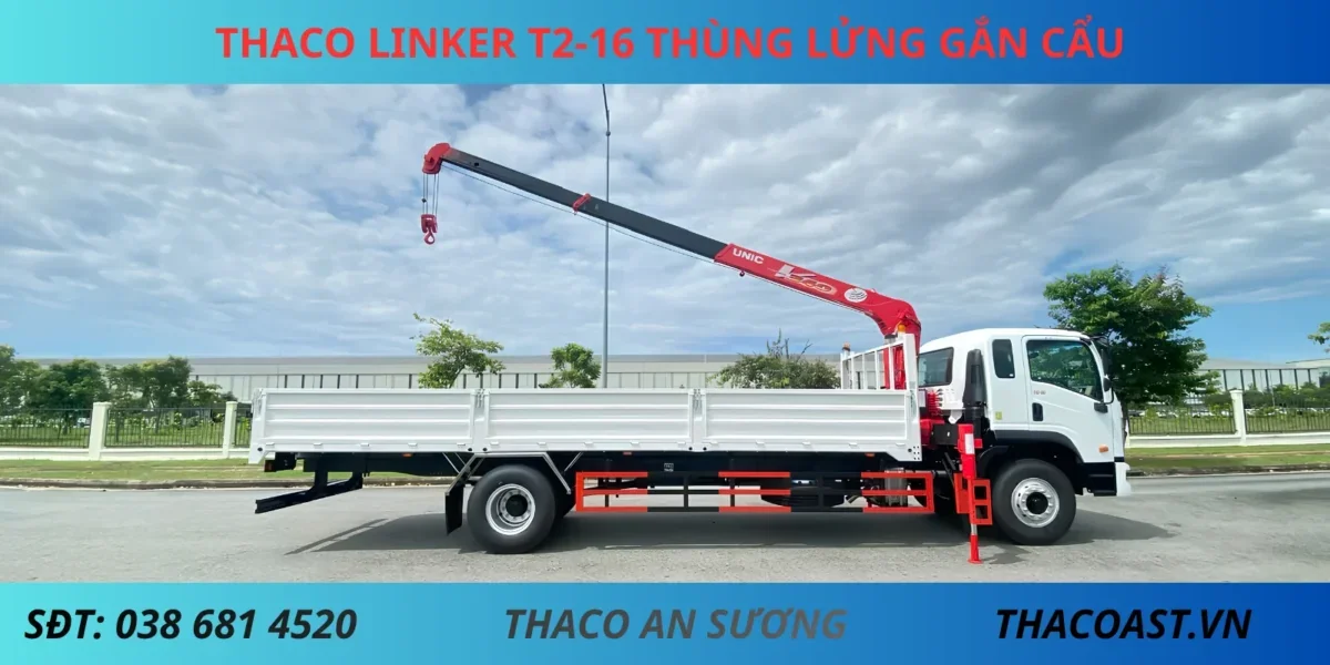 THACO LINKER T2-16 THÙNG LỬNG GẮN CẨU (4) THACO LINKER T2-16 THÙNG LỬNG GẮN CẨU (3)