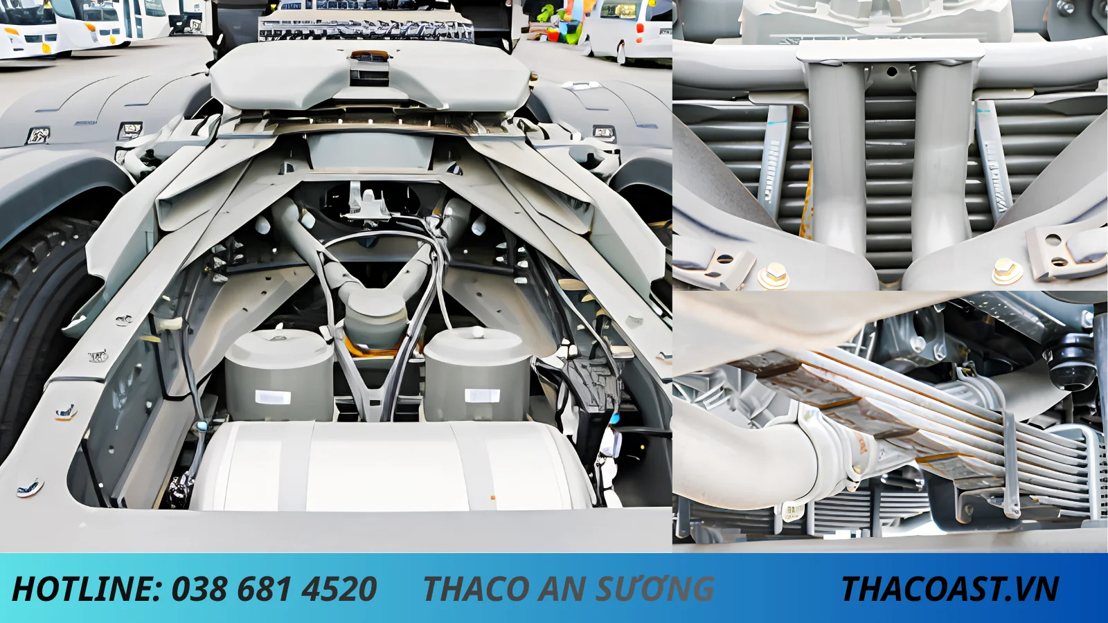 HỆ THỐNG TREO Xe đầu kéo Sinotruk-2 T7H được trang bị cầu 2 cấp