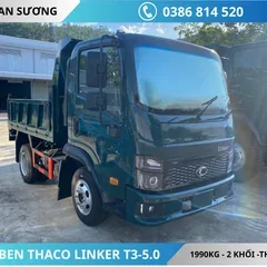 XE BEN THACO LINKER T3-5.0 TẢI TRỌNG 1990KG THỂ TÍCH THÙNG 2 KHỐI