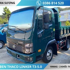 XE BEN THACO LINKER T3-5.0 TẢI TRỌNG 1990KG THỂ TÍCH THÙNG 2 KHỐI