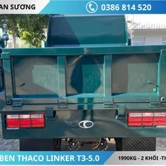 XE BEN THACO LINKER T3-5.0 TẢI TRỌNG 1990KG THỂ TÍCH THÙNG 2 KHỐI