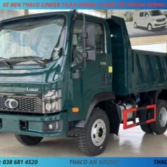 XE BEN THACO LINKER T3-9.0 4 khối (3) XE BEN THACO LINKER T3-9.0 TẢI TRỌNG 4990KG THỂ TÍCH THÙNG 4 KHỐI
