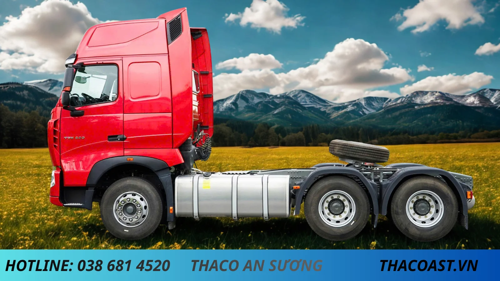 XE ĐẦU KÉO SINOTRUK T7H CẦU 1 CẤP