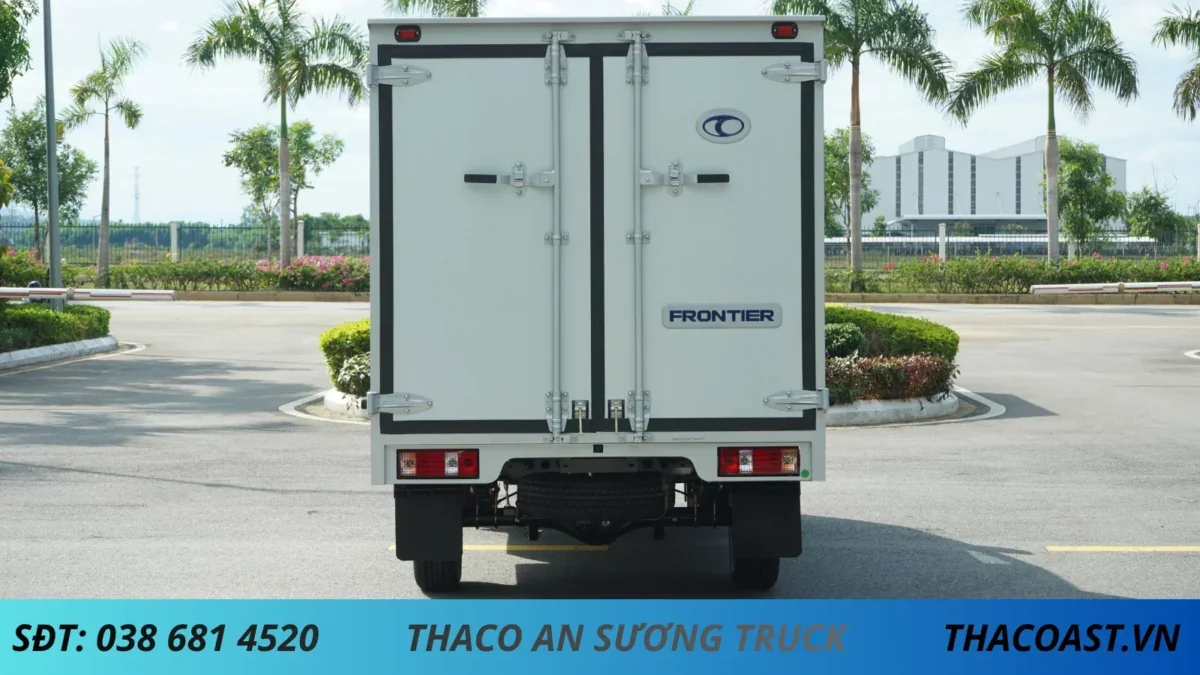 XE TẢI NHẸ THÙNG kín TF220 TẢI 980KG (8) XE TẢI NHẸ 1 TẤN TF220 THÙNG KÍN DÀI 2M3
