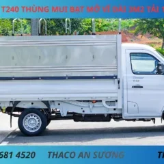 XE TẢI T240 THÙNG DÀI 3m2 TẢI 1280Kg (5) XE TẢI NHẸ 1 TẤN 5 TF240 THÙNG MUI BẠT DÀI 3M25