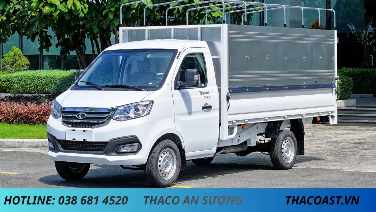 XE TẢI T240 THÙNG DÀI 3m2 TẢI 1280Kg (6) XE TẢI NHẸ 1 TẤN 5 TF240 THÙNG MUI BẠT DÀI 3M25