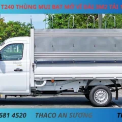 XE TẢI T240 THÙNG DÀI 3m2 TẢI 1280Kg (7) XE TẢI NHẸ 1 TẤN 5 TF240 THÙNG MUI BẠT DÀI 3M25