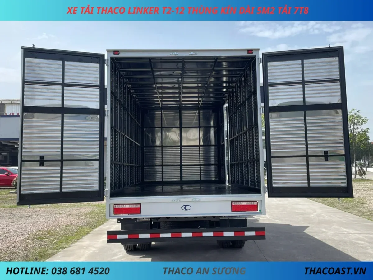 XE TẢI 8 TẤN THACO LINKER T2-12 THÙNG KÍN DÀI 5M2