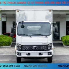 XE TẢI THACO LINKER T2-12 THÙNG KÍN DÀI 6M3 TẢI 7T7 (2) XE TẢI 8 TẤN THACO LINKER T2-12 THÙNG KÍN DÀI 6M3
