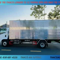 XE TẢI THACO LINKER T2-12 THÙNG KÍN DÀI 6M3 TẢI 7T7 (5) XE TẢI 8 TẤN THACO LINKER T2-12 THÙNG KÍN DÀI 6M3
