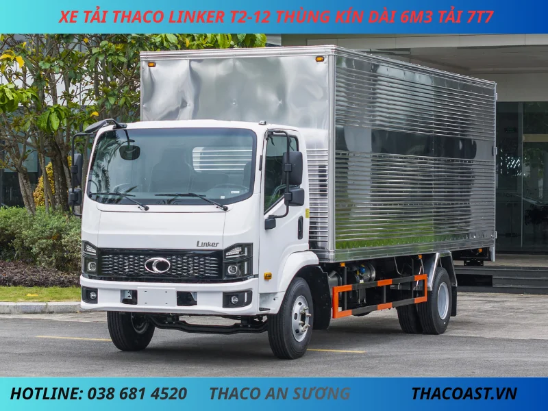 XE TẢI 8 TẤN THACO LINKER T2-12 THÙNG KÍN DÀI 6M3