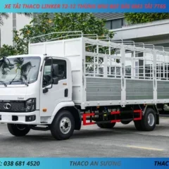 XE TẢI THACO LINKER T2-12 THÙNG MUI BẠT DÀI 6M3 TẢI 7T65 (2) XE TẢI 8 TẤN THACO LINKER T2-12 THÙNG MUI BẠT DÀI 6M3