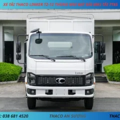 XE TẢI THACO LINKER T2-12 THÙNG MUI BẠT DÀI 6M3 TẢI 7T65 (3) XE TẢI 8 TẤN THACO LINKER T2-12 THÙNG MUI BẠT DÀI 6M3