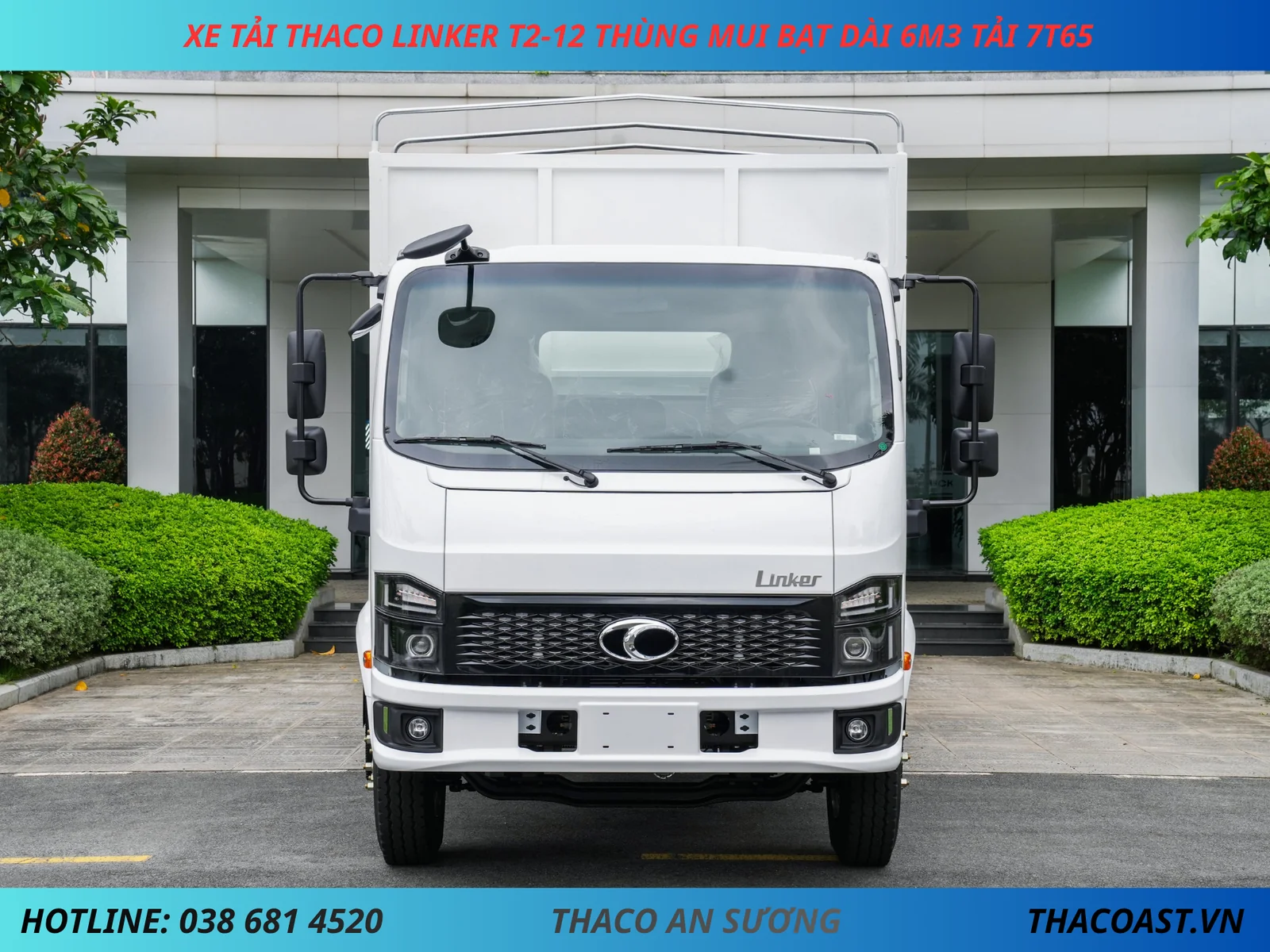 XE TẢI 8 TẤN THACO LINKER T2-12 THÙNG MUI BẠT DÀI 6M3