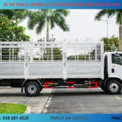 XE TẢI THACO LINKER T2-12 THÙNG MUI BẠT DÀI 6M3 TẢI 7T65 (5) XE TẢI 8 TẤN THACO LINKER T2-12 THÙNG MUI BẠT DÀI 6M3